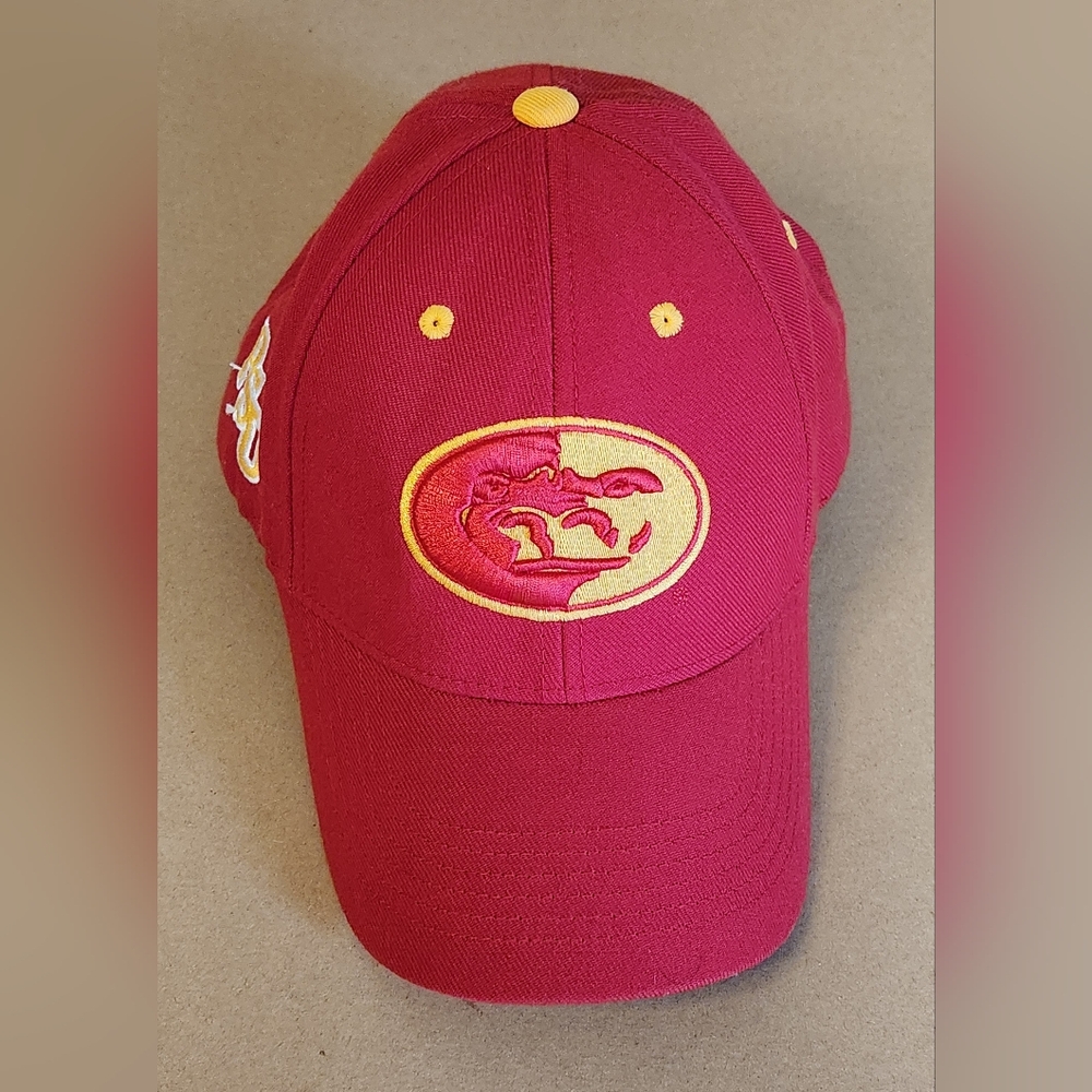 Top of the World Maroon and Gold Hat